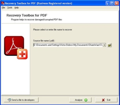 Генератор ключей (keygen)  PDF Recovery Toolbox