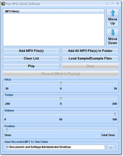 Play MP3s Slowly Software генератор серийного номера