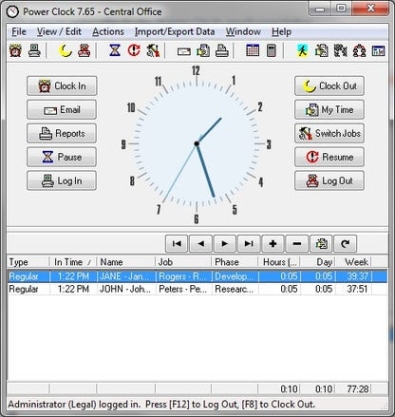 Ключ для Power Clock