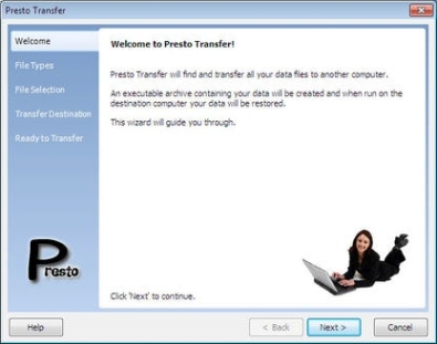 Регистрационный ключ к программе  Presto Transfer IE and Outlook Express