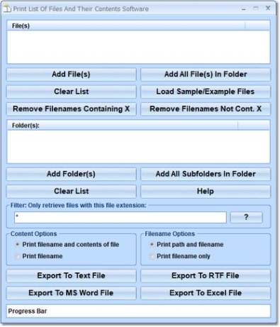 Key генератор для  Print List Of Files And Their Contents Software