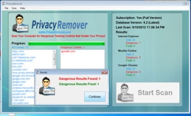 PrivacyRemover ключ бесплатно