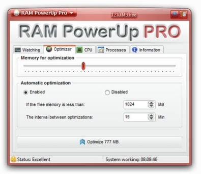 Ключ для RAM PowerUp