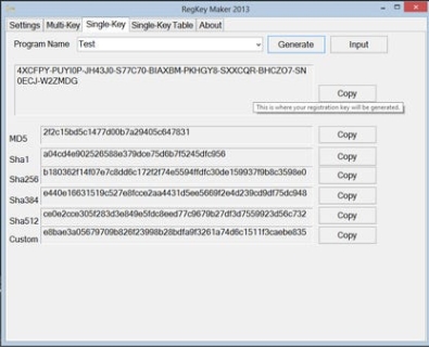 RegKey Maker 2013 ключ бесплатно
