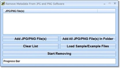 Ключ активации для Remove Metadata From JPG and PNG Software