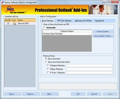 Ключ активации для Save As PDF for Outlook 2013 (32-bit)