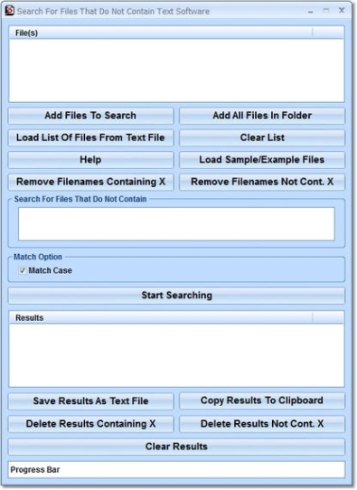 Search For Files That Do Not Contain Text Software Key генератор