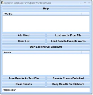 Synonym Database For Multiple Words Software ключ бесплатно