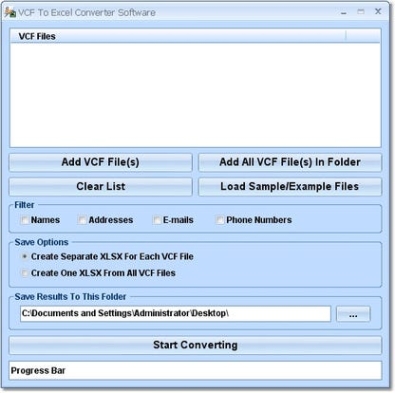 Ключ для VCF To Excel Converter Software