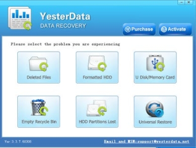 Yesterdata Data Recovery Key генератор